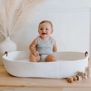 NWT Baby Portable Changing Basket Station